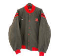 Nike Team Nebraska College baseball wool jacket  Jacke NCAA Grey/red Large