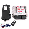 BMW E90 E91 LCI 318d N47N Motor steuergerät ECU Kit DDE 8512043 CAS3 Schlüssel 