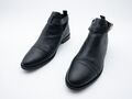 AKIRA Damen Ankle Boots Stiefelette Chelsea Boots schwarz Gr 40 EU Art 15891-98