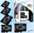 Micro SD Karte SPEICHERKARTE 32GB 64GB 128GB 256GB 512GB Kingston 100MB/s UHS-I
