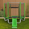 Trampolin Sports Gartentrampolin Rundes mit Sicherheitsnetz Leiter Komplettset