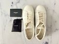Saint Laurent Andy Sneakers Leather Optic White