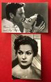 2 x Schauspieler Foto AK um 1960 CARMEN SEVILLA und RAF VALLONE  ( 92950