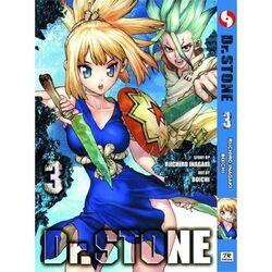 DR STONE Riichiro Inagaki Band 3 Manga Comic Buch Englisch Softcover Neu