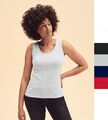 5er Pack Damen Tanktop Fruit of the Loom XS-2XL Lady-Fit Valueweight 61-376-0