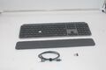 Logitech MX Keys Plus kabellose beleuchtete Tastatur mit Handballenauflage,