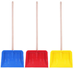 Spielzeug Schneeschieber Schneeräumer Schaufel für Kinder Kids Farbe HolzgriffKinderschneeschaufel Schneeschippe Gelb Rot Orange Blau