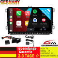 9" Autoradio Android 12 Carplar GPS Navi 2+32G für  VW GOLF 5 6 Passat Touran