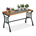 Gartentisch rechteckig Balkontisch Terrassentisch Holzgartentisch Outdoor-Tisch