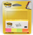 Post-it Pagemarker / Markierfahnen aus Papier 20 x 38 mm Neonfarben 4 Blöcke