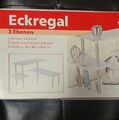 eckregal weiß küche aus Edelstahl 3 Ebenen Gr. 45×48,5×30,6 cm  NEU!!!