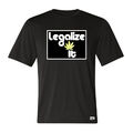 EAKS® Herren T-Shirt "Motiv: LEGALIZE IT" Hanf Cannabis Gras Weed Ganja Kiffer