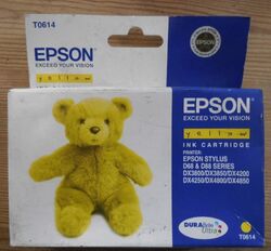 Epson T0614 Tinte yellow gelb Stylus D68 D88 DX3800 DX3850 DX4200 DX4250 