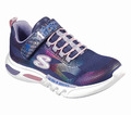 Skechers S Lights GLOW BRITES Kinder Schuhe Sneaker 302306L (Blau NVMT)