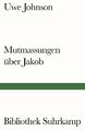 Mutmassungen über Jakob | Uwe Johnson | Deutsch | Taschenbuch | 308 S. | 2020
