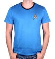 Star Trek T-Shirt Blau Spock Kostüm Blau Unisex