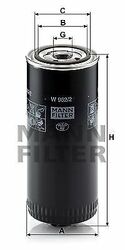 MANN-FILTER (W 962/2) Ölfilter