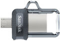 SanDisk Ultra Dual USB-Laufwerk m3.0 Smartphone Speicher 256 GB Black Silver