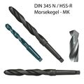 HSS Spiralbohrer DIN 345 Morsekegel 2,0 - 70mm MK1 MK2 MK3 MK4 MK5 DIN345 Metall
