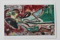 JACKSON POLLOCK: "The Moon Woman", 1942, Kunst-Postkarte / auch mit Rahmen