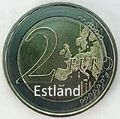Estland - 2 Euro Gedenkmünze - Auswahl von 2015 bis 2024 - aus Rolle - unz.