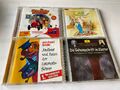 4 Kinder CDs - Hörspiele Kinderlieder Geschichten Hörbuch-CD Paket Sammlung Cd