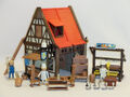 Playmobil Klicky Ritterweld Burg Bäckerei 3441 Mittelalter Fachwerk Haus