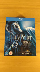 Harry Potter Years 1-6, Englisches Blu-Ray Box Set inkl. deutsche Sprache