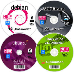 Best of Linux Edition 1/2024 (64 Bit) Deutsch auf DVD oder USB-Stick