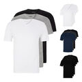 3er oder 6er Pack BOSS Herren Classic T-Shirts kurzarm Shirts Pure Cotton V-Neck