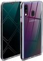 Hülle für Samsung Galaxy A40 Transparent Eckschutz Case Cover Silikon Handyhülle