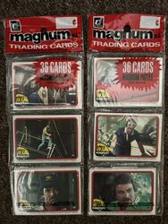 1983 Donruss Magnum PI Rack Packs X 2 Vintage Rare  Tom selleck Factory Sealed