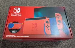 Nintendo Switch Mario Rot und Blau Edition - Unbefleckter Zustand - 0447806