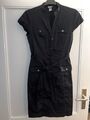 Kleid schwarz im Cargo Style H&M Gr. 36/38