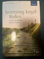 Learning Legal Rules A Students' Guide to Legal Method and Reasoning Taschenbuch