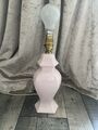 St Michael rosa Keramik Vintage Lampe Made in UK