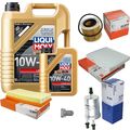 MAHLE Inspektionspaket 6 L Liqui Moly Leichtlauf 10W-40 für Seat Ibiza III 1.2