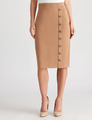 Liz Jordan - Womens Skirts -  Knit Pencil Skirt SKU12188565
