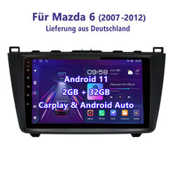 Für Mazda 6 GH GG 2007-2012 Autoradio Android GPS Navigation WIFI BT USB Carplay