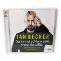 Du kannst schlank sein wenn du willst Jan Becker CD Selbsthypnose Wunschgewicht