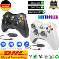 Neu Microsoft Xbox 360 Controller Gamepad Wireless Kabellos PC Windows 11/10/8/7