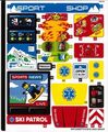 LEGO City AUFKLEBERBLATT NUR für LEGO Set 60203 Skigebiet - Neu