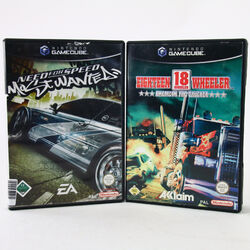 Nintendo Gamecube OVP PAL Need for Speed Most Wanted + Eighteen Wheeler