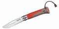 Opinel Taschenmesser No 08 OUTDOOR Earth, rot, rostfrei 254310