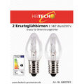 Heitech E14 Glühbirne Leuchtmittel Ersatzleuchtmittel E 14 7 Watt 7W Kerze