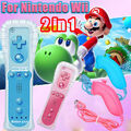 Für Nintendo Wii / Wii U  2 in 1 Remote Motion Plus Controller & Nunchuk NEU