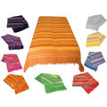 Tagesdecke XXL Sofaüberwurf Bettüberwurf Wohndecke Nepal Plaid Baumwolle Decke *