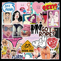 Erotik und Sex Sticker Set  - Sexy Anime Hentai Girls - Titten & Penis Aufkleber