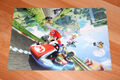 2015 Mario Kart 8 Rare Mini Poster / Stundenplan Nintendo Switch Wii U  