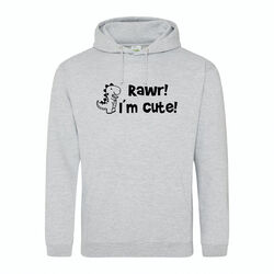T-Rex I`m cute Hoodie Sweatshirt Geschenk Idee Geburtstag Souvenir Pullover Weih